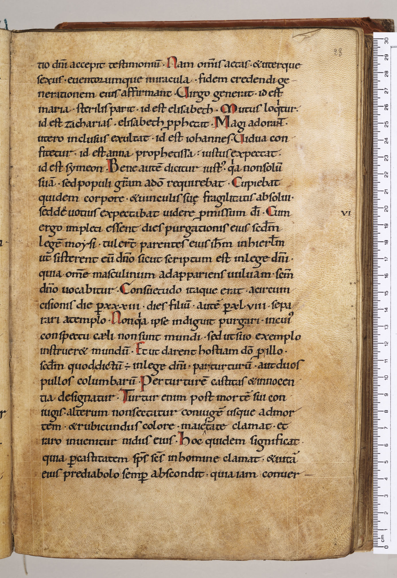 Pembroke 25 Folio 28r (Sermo 15)